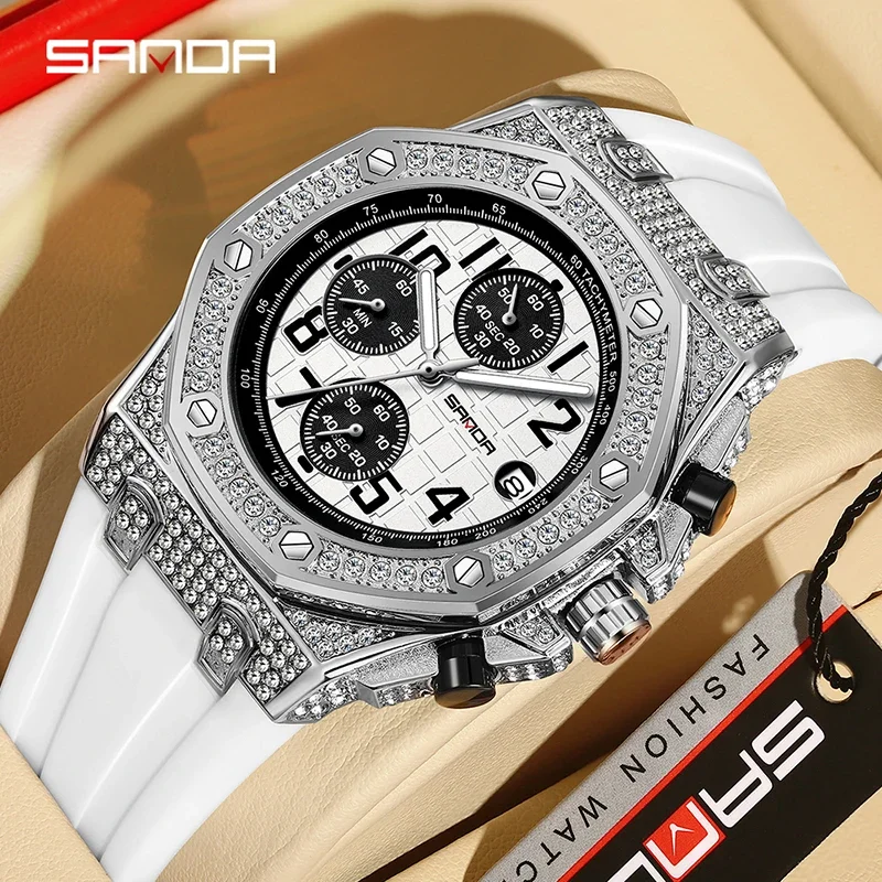 Reloj de Cuarzo SANDA 7026 par - Tropic Strap Vintage reseña y precio