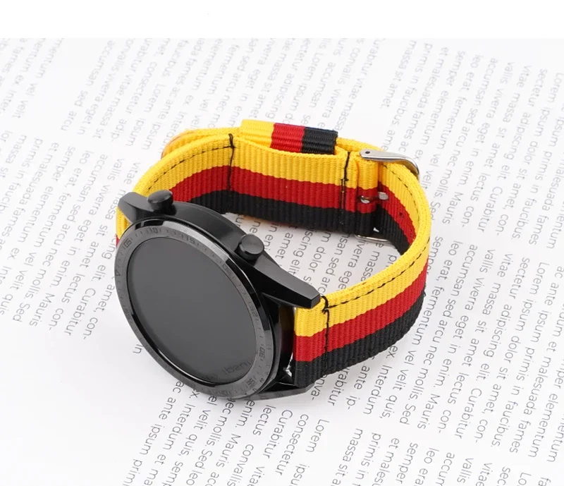 Correa de nailon tejido de 20m - Canvas Strap Watch reseña y precio