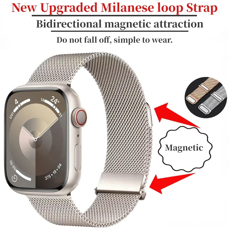 Correa de bucle milanés mejora - Milanese Loop Magnetic reseña y precio