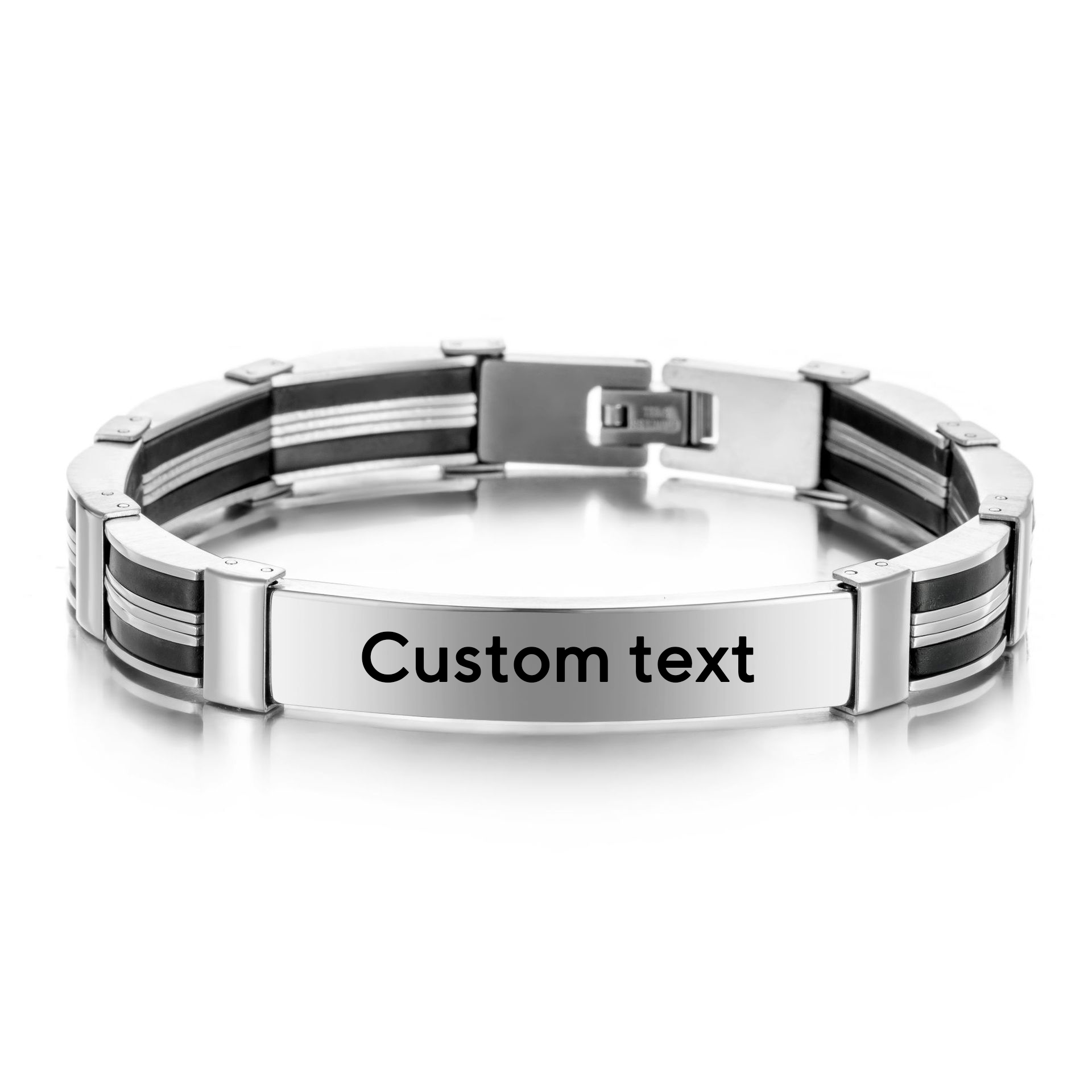 Pulsera de acero inoxidable co - Silicone Band Women reseña y precio