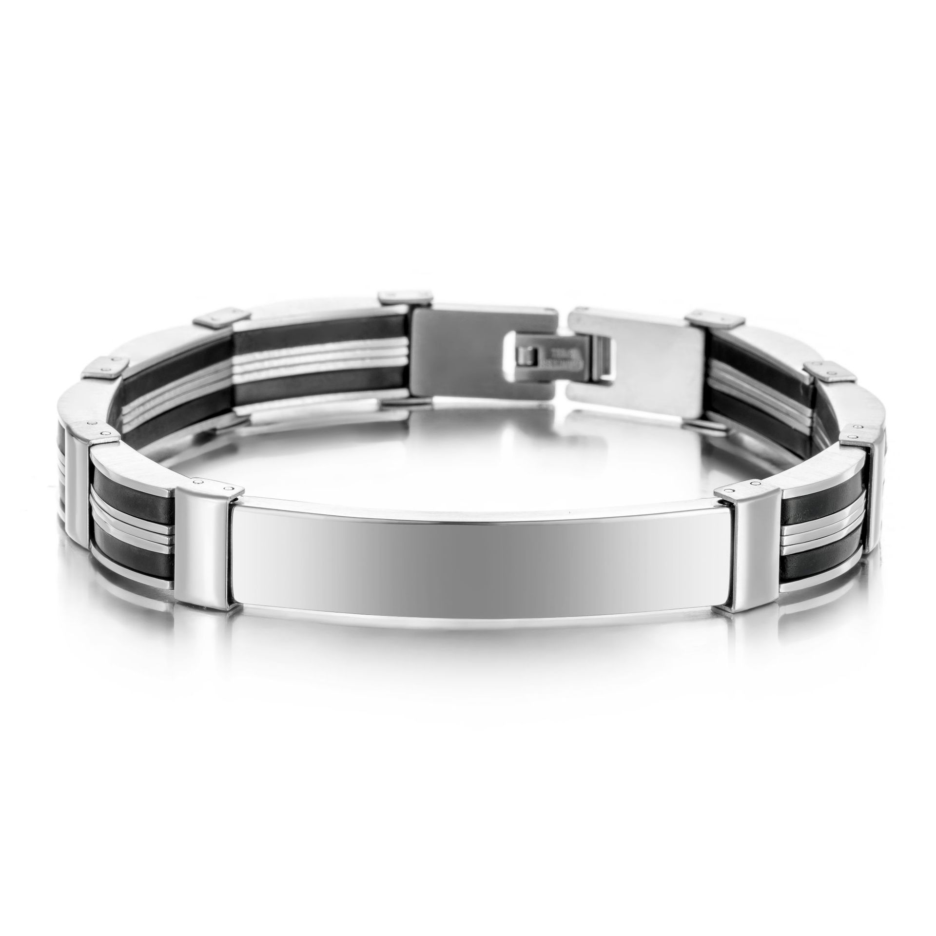 Pulsera de acero inoxidable co - Silicone Band Women reseña y precio