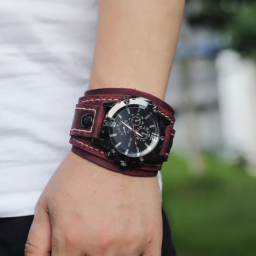 Reloj de cuarzo Retro para hom - Leather Watch Band Men reseña y precio