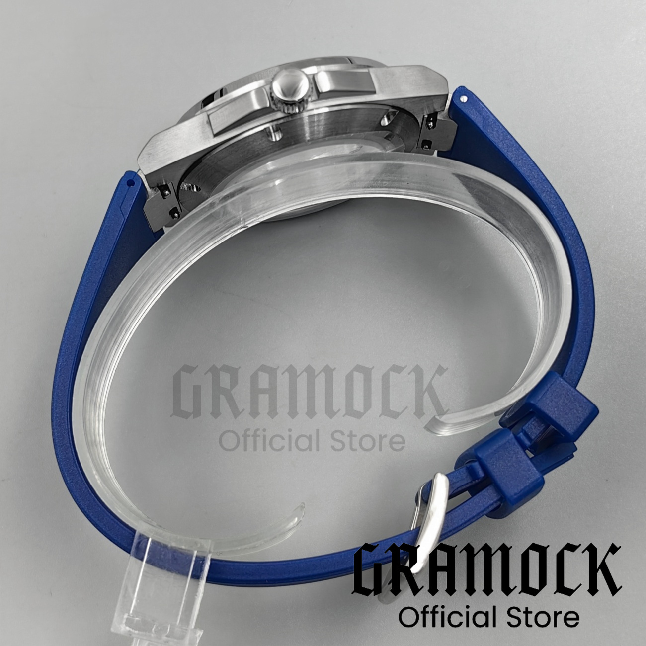 Caja de reloj para hombre de l - Rubber Strap Diver reseña y precio