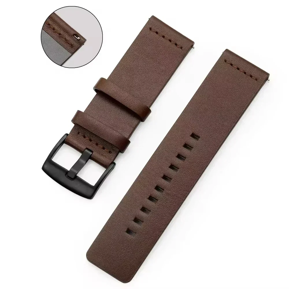 Correa de reloj de 20mm y 22mm - Leather Strap Quick Release reseña y precio