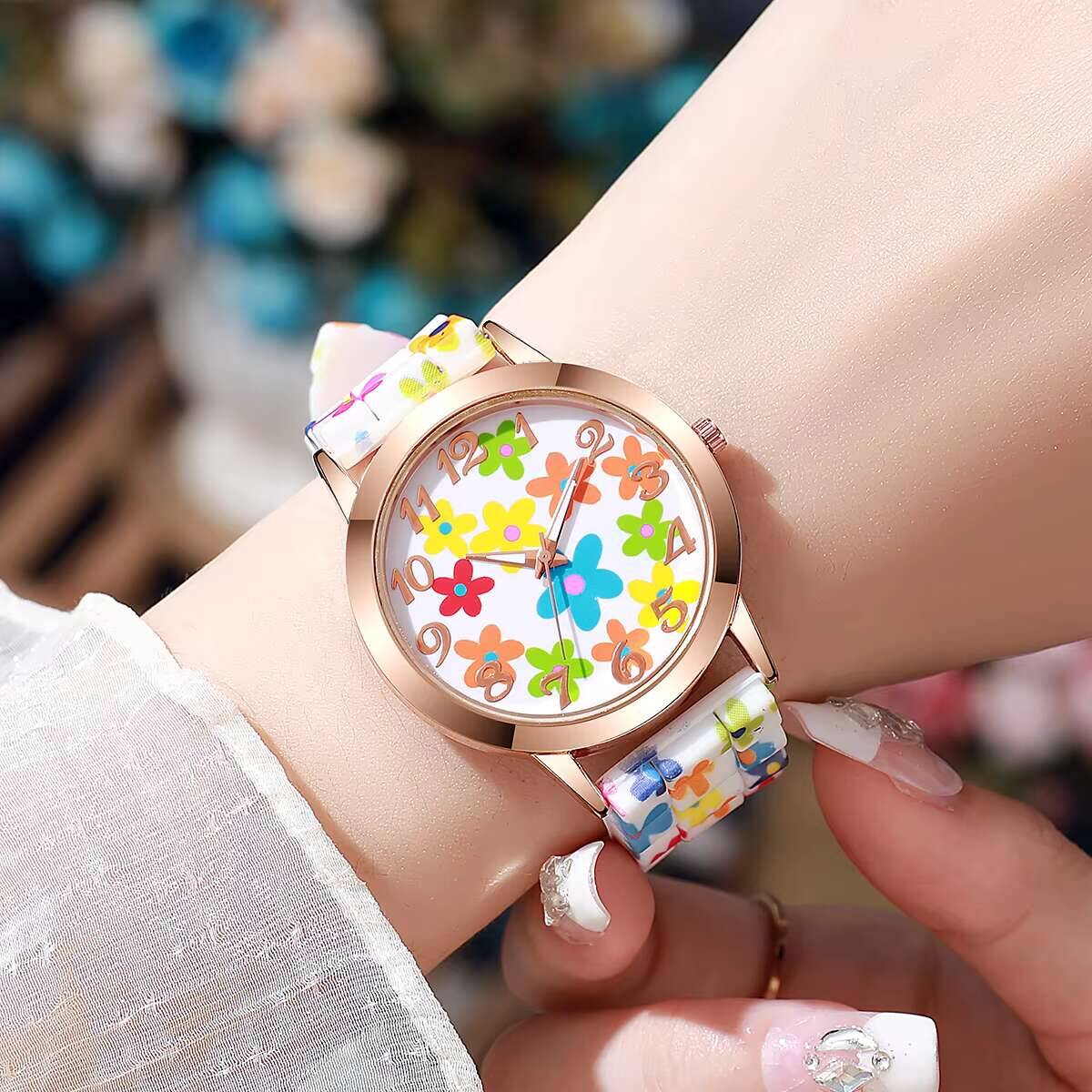 2 uds. Relojes de mujer con es - Silicone Band Women reseña y precio