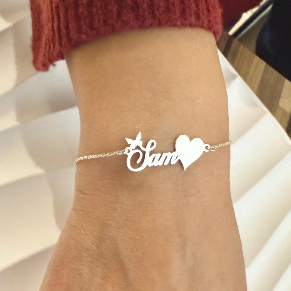Pulseras personalizadas con no - Butterfly Clasp Deployant reseña y precio
