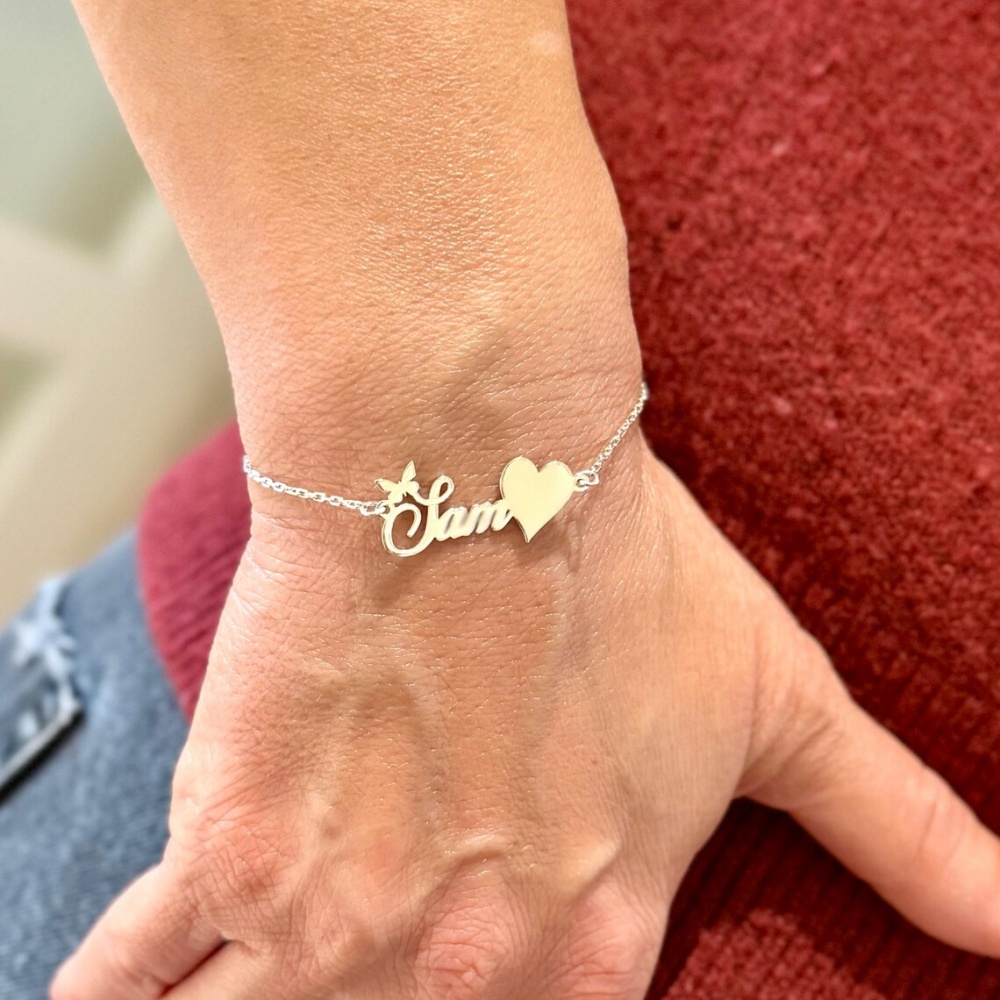 Pulseras personalizadas con no - Butterfly Clasp Deployant reseña y precio