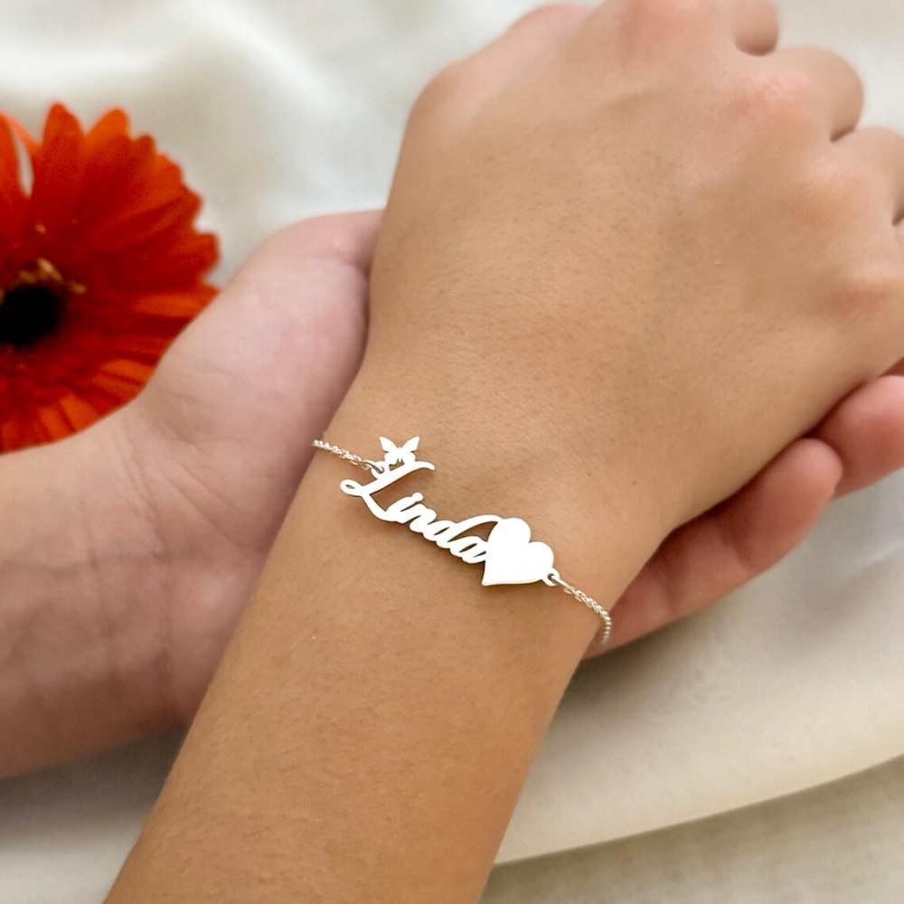 Pulseras personalizadas con no - Butterfly Clasp Deployant reseña y precio