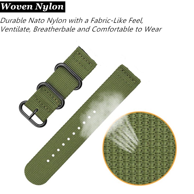 Correa deportiva de nailon de  - Canvas Strap Watch reseña y precio