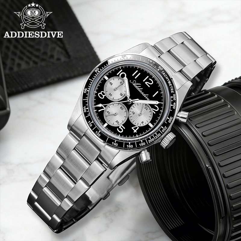 ADDIESDIVE AD2543 Reloj cronóg - Tropic Strap Vintage reseña y precio