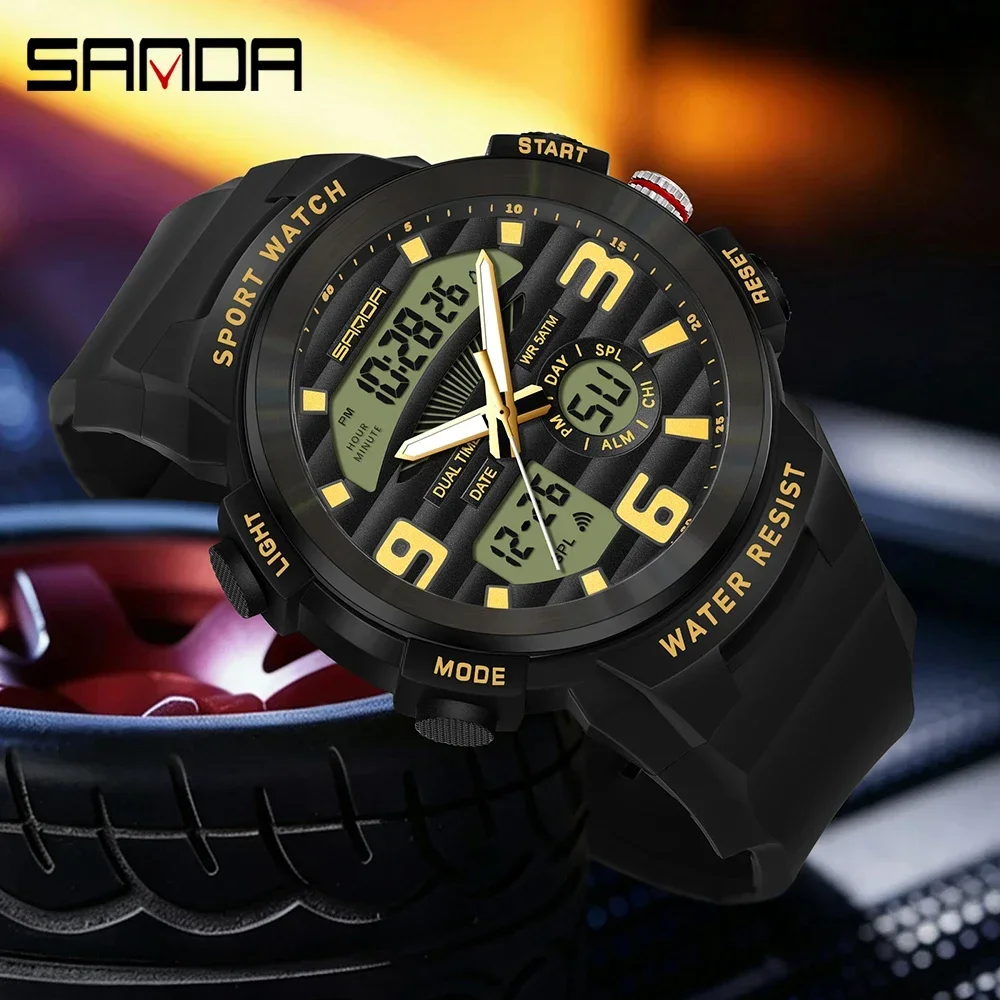 Reloj SANDA Multifunción para  - Rubber Strap Diver reseña y precio