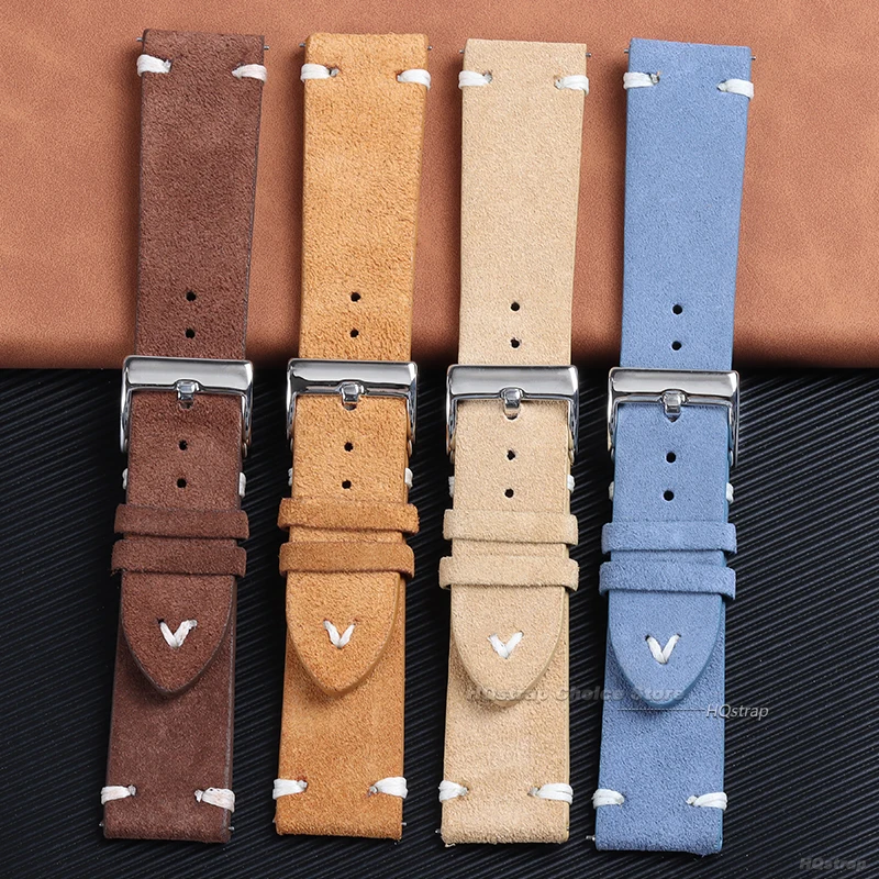 Correa de reloj Vintage de cue - Suede Strap Watch reseña y precio