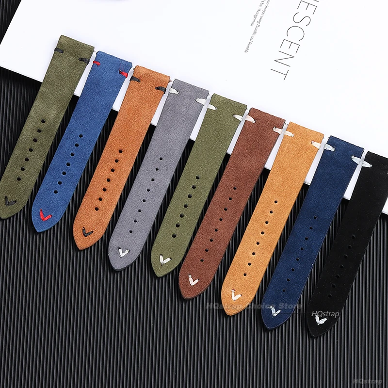 Correa de reloj Vintage de cue - Suede Strap Watch reseña y precio