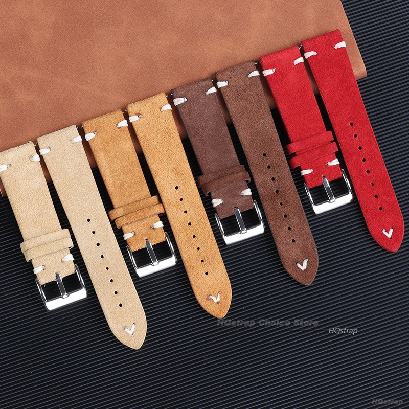 Correa de reloj Vintage de cue - Suede Strap Watch reseña y precio
